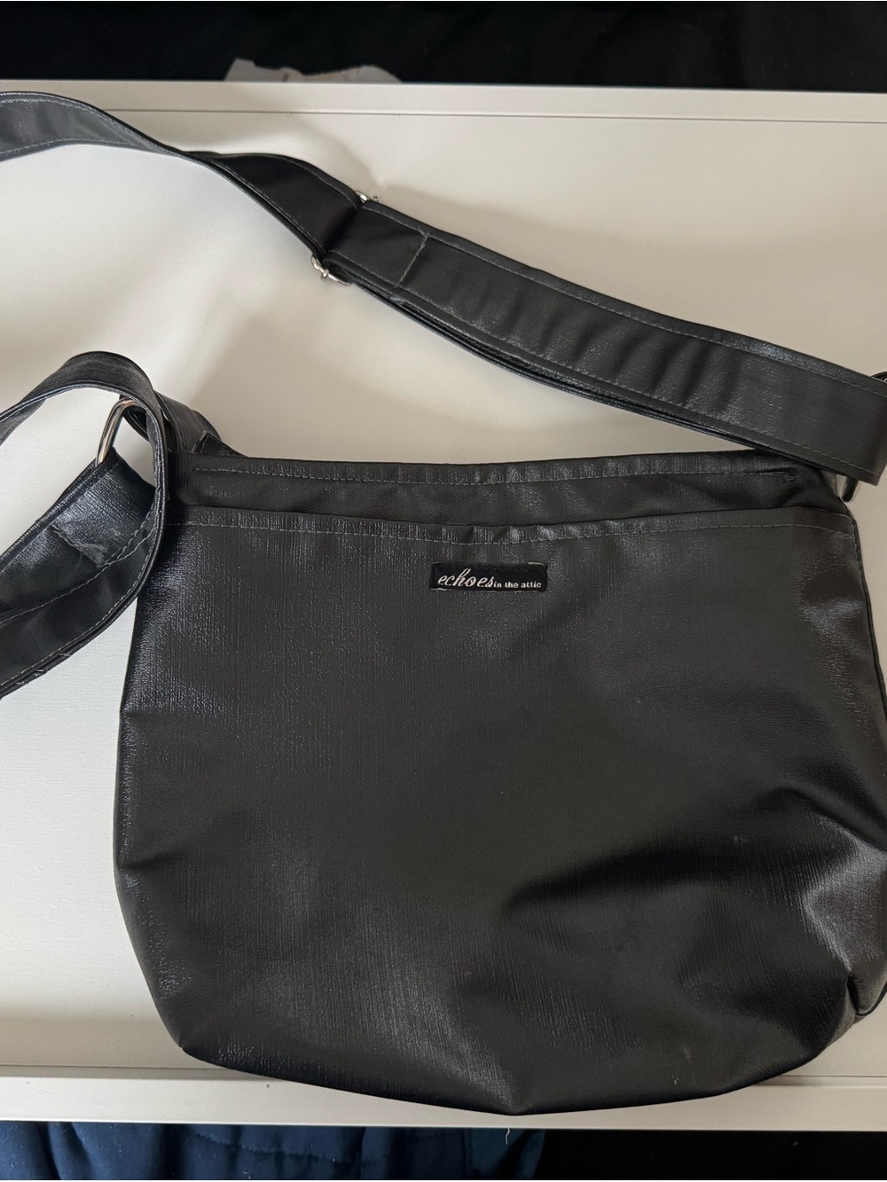 Echoes Black Crossbody Bag